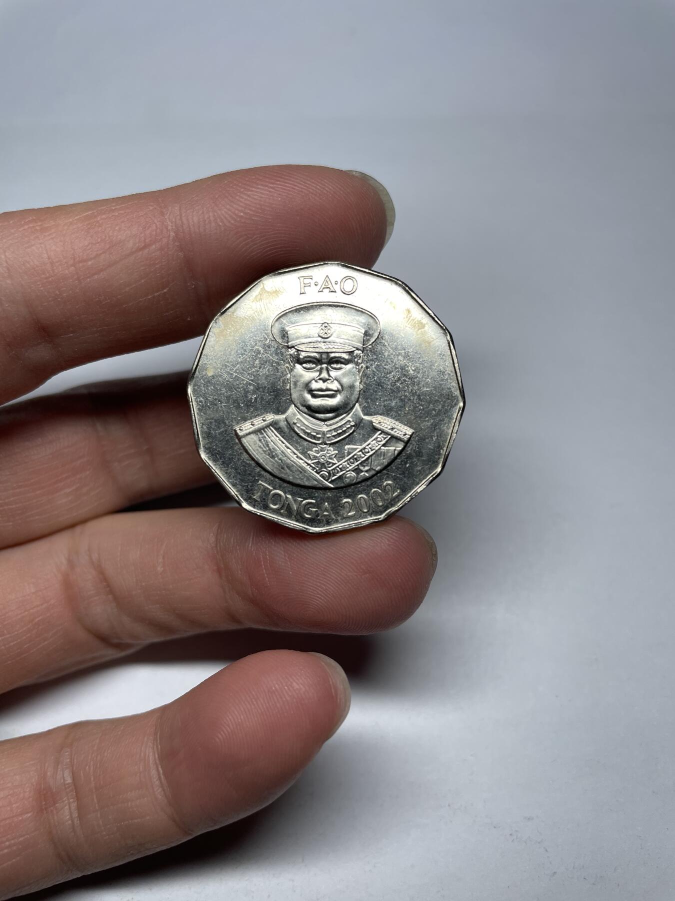 每日一拍，2024年集古藏今外币拍卖第十九期-第9场—（总第189拍），可以寄存60天，满160元包邮。 2000年汤加50分