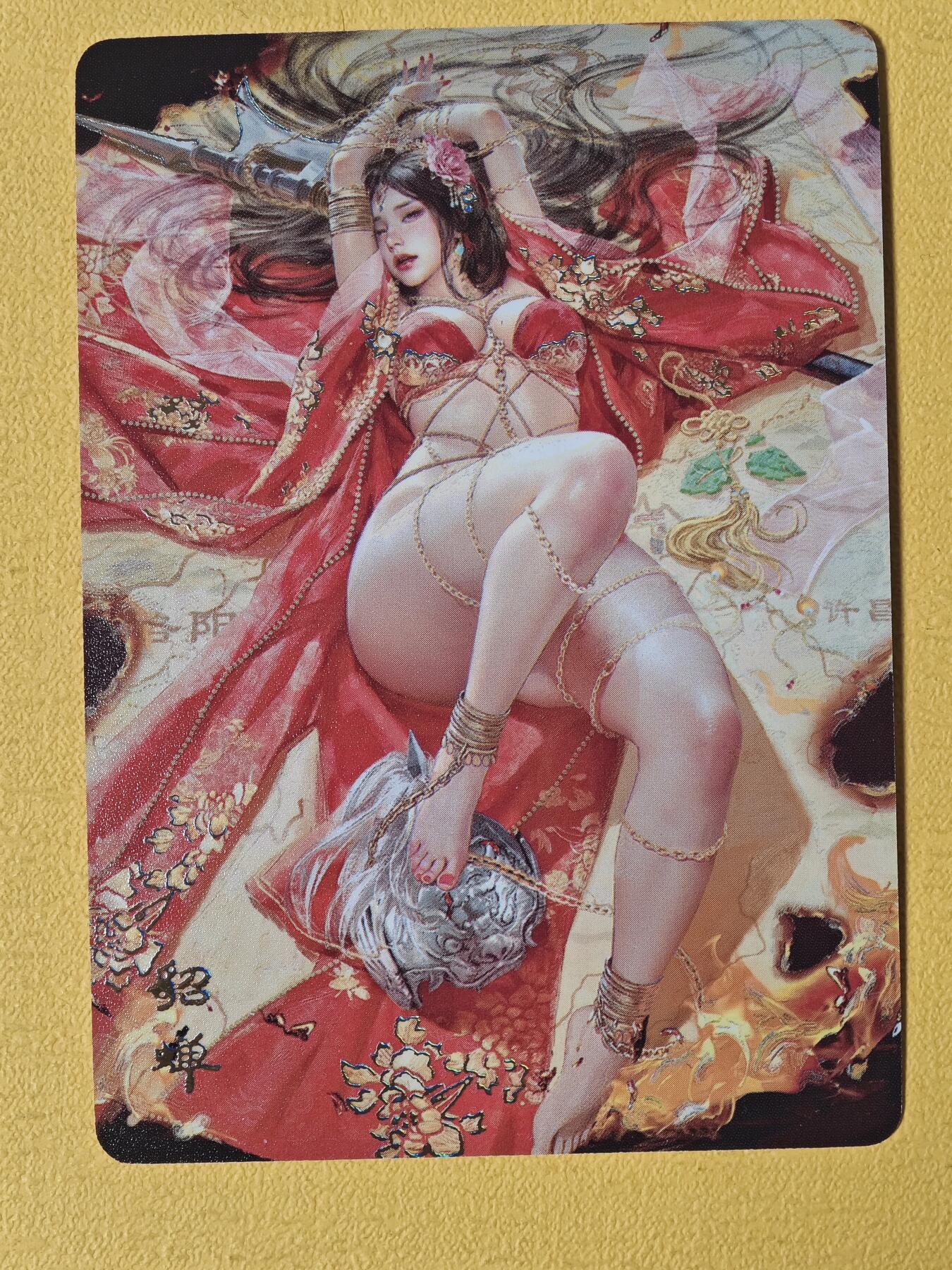玩卡战线超级大甩拍第23期（好物、稀缺、镇册之宝） 燎原-刷子绘貂蝉服饰2冷烫普卡特卡，摩点多套福利，十分稀有