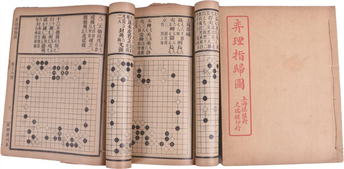 承乾2024年秋季文物艺术品拍卖会 民国 弈理指归图（1函6册） 纸本线装 20.3*15cm