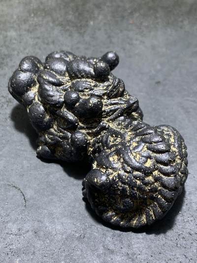 仿古小卧龙禅意中国风桌面案头小摆件（镇纸，把件） 一块， - 仿古小卧龙禅意中国风桌面案头小摆件（镇纸，把件） 一块，