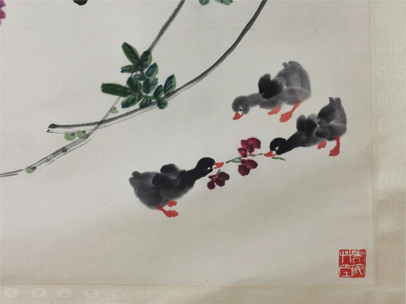 承乾2024年秋季文物艺术品拍卖会 娄师白 春光 纸本立轴 137×68cm