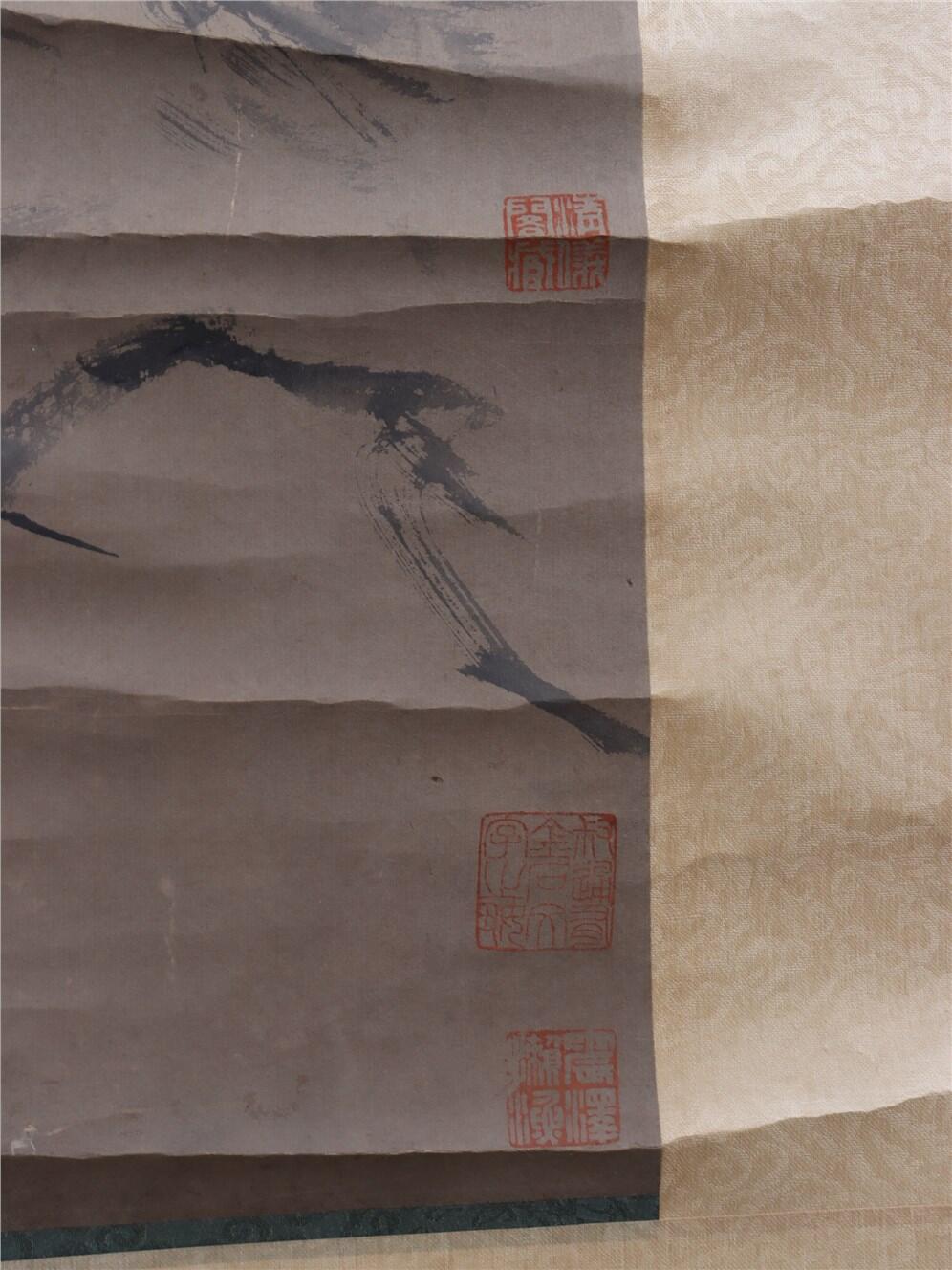 承乾2024年秋季文物艺术品拍卖会 王武 花鸟 纸本立轴 134*49cm