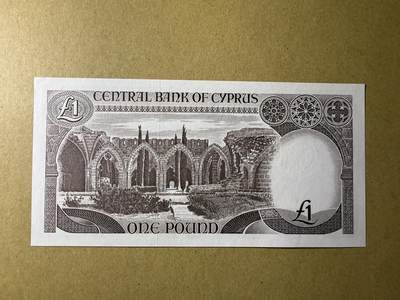 《张总收藏》181期-外币精品百拍特别场 塞浦路斯1镑 UNC 1979年初版 无47