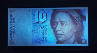 《张总收藏》181期-外币精品百拍特别场 瑞士1980年10法郎UNC无347 瑞士数学家、自然科学家欧拉 Pick#53b