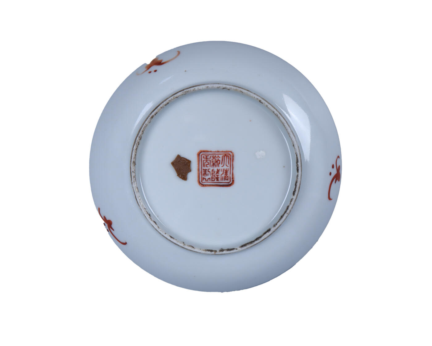 承乾2024年秋季文物艺术品拍卖会 清 粉彩皮球花碟 1 15*3.2cm  瓷