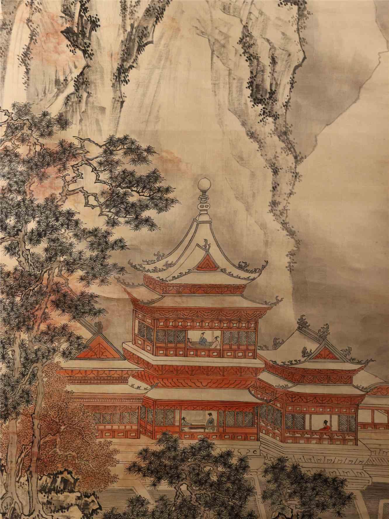 承乾2024年秋季文物艺术品拍卖会 溥心畬 山水 纸本立轴 122*66