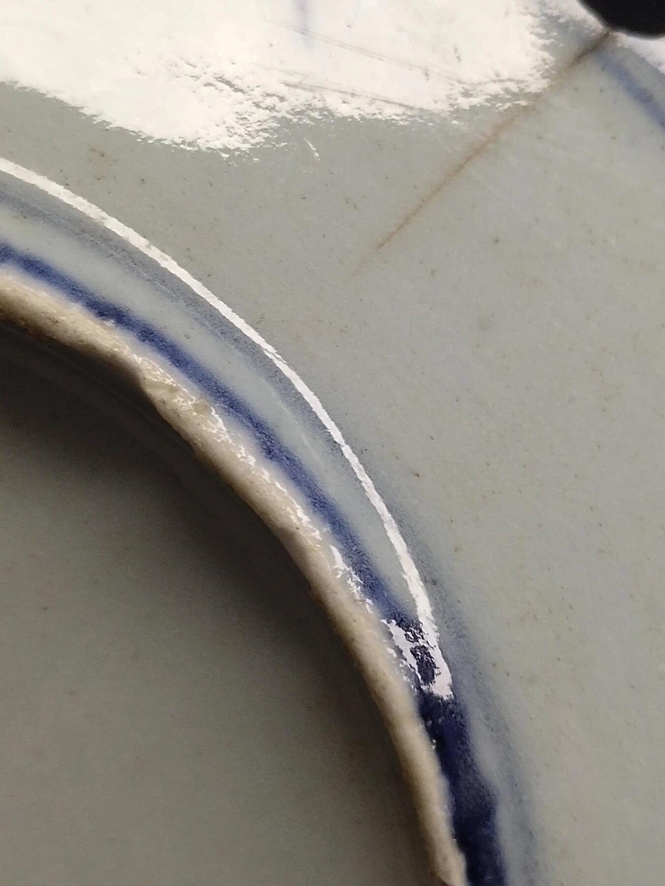 明清瓷器 清中期青花盘