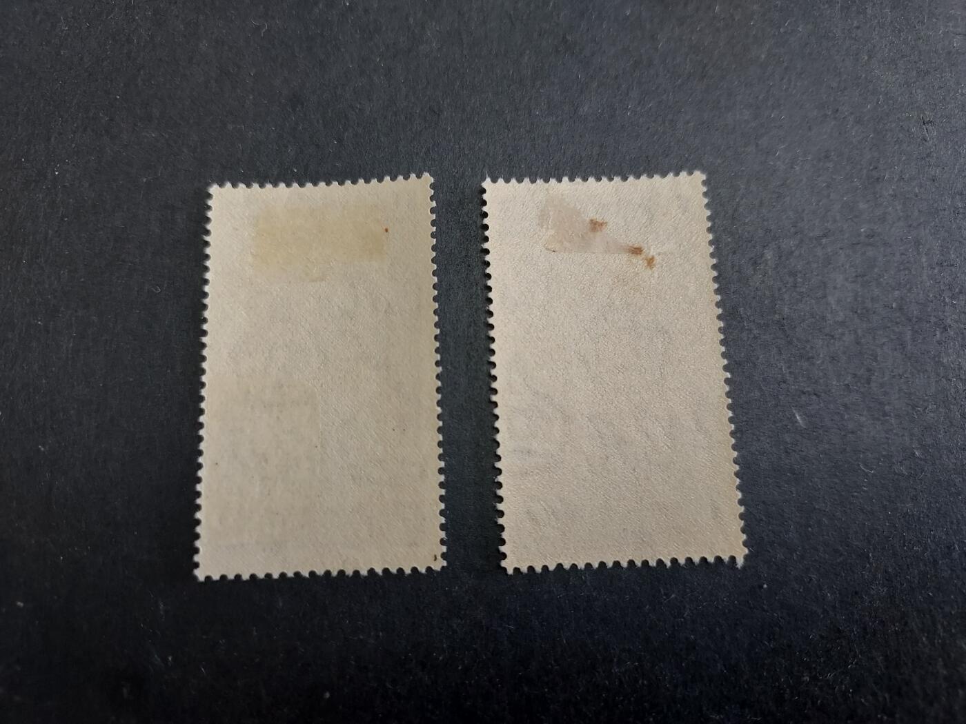博彦收藏 12月30日邮票专场 香港乔治六世银婚10c 新票2枚 上品