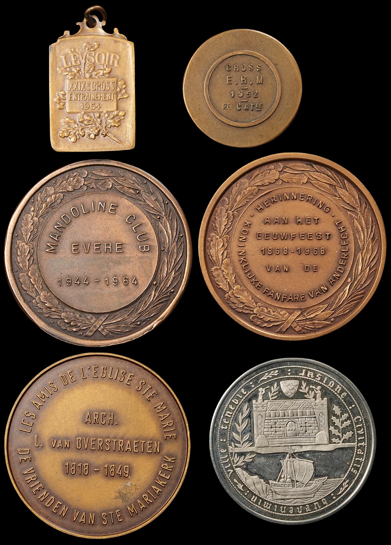 修遠堂世界钱币第五十二期 全场包邮 欧洲现代章牌一组 221g