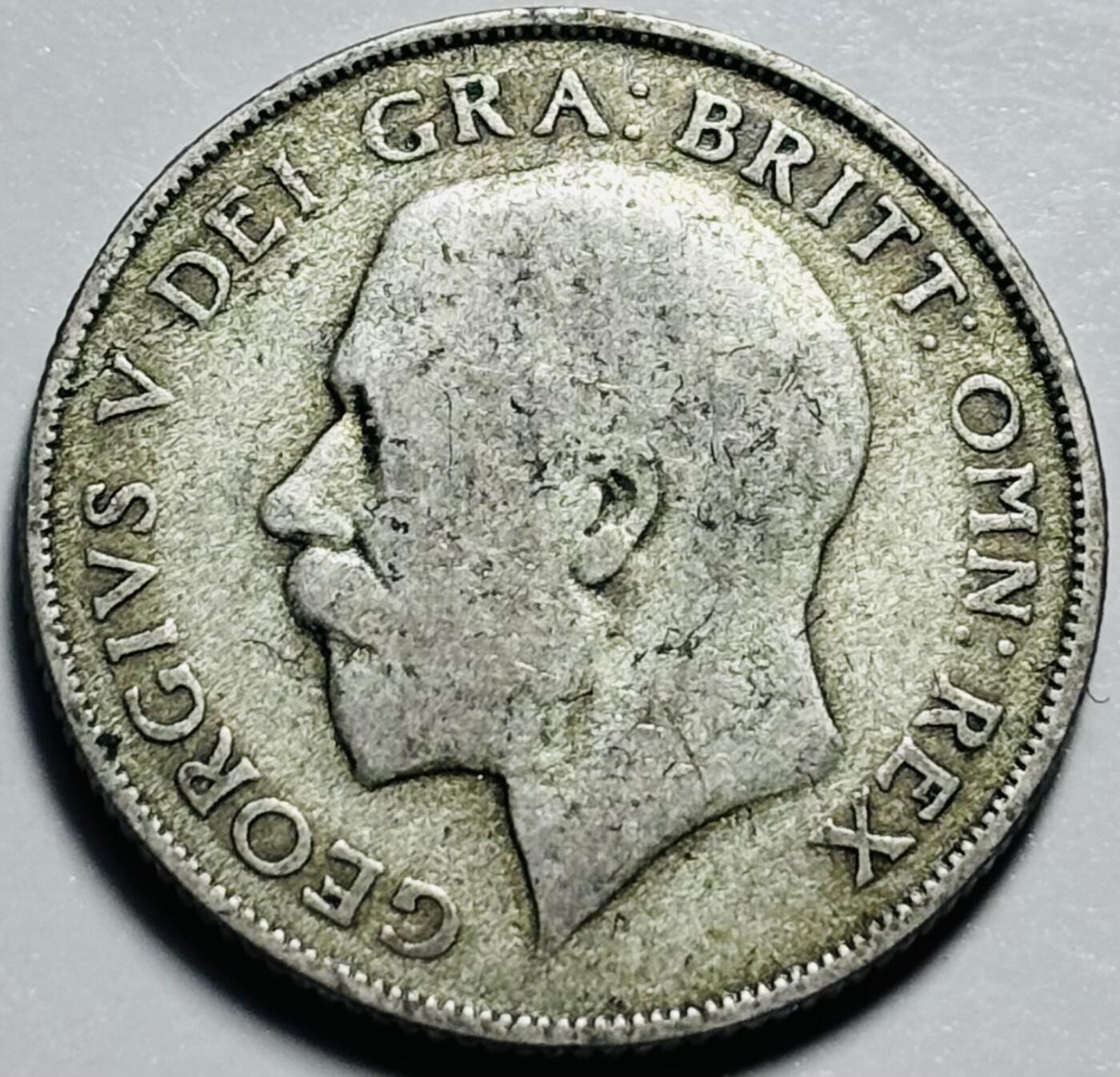 文馨钱币收藏第 203 场，英系套册纪念币，古铜币 1922 年英国 1 先令银币