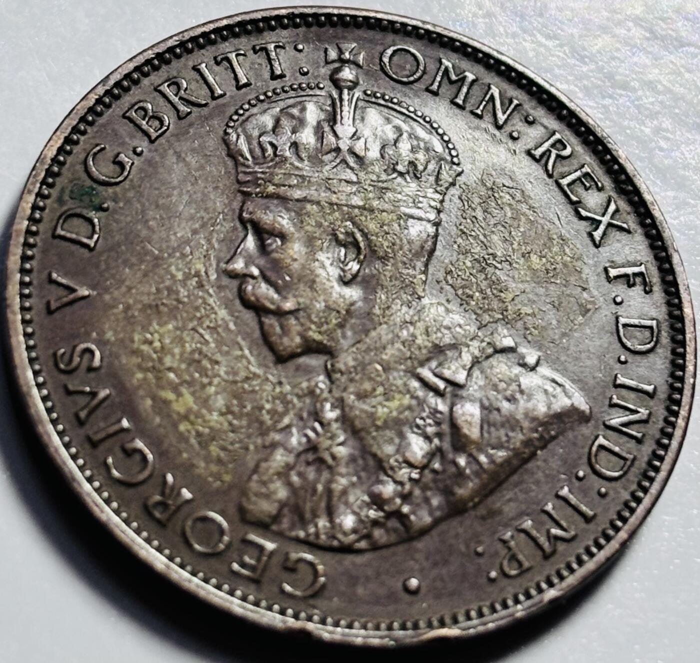文馨钱币收藏第 203 场，英系套册纪念币，古铜币 极美品 1935 年英属泽西 1/24 先令铜币