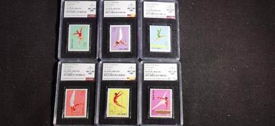 刘世昌艺术品销售中心～虎踞龙蟠*金杨在线联拍群第519期 - 1974年T.1.《体操》特种邮票（ASG   VF/XF85    串号：1073399-118）一套6枚。