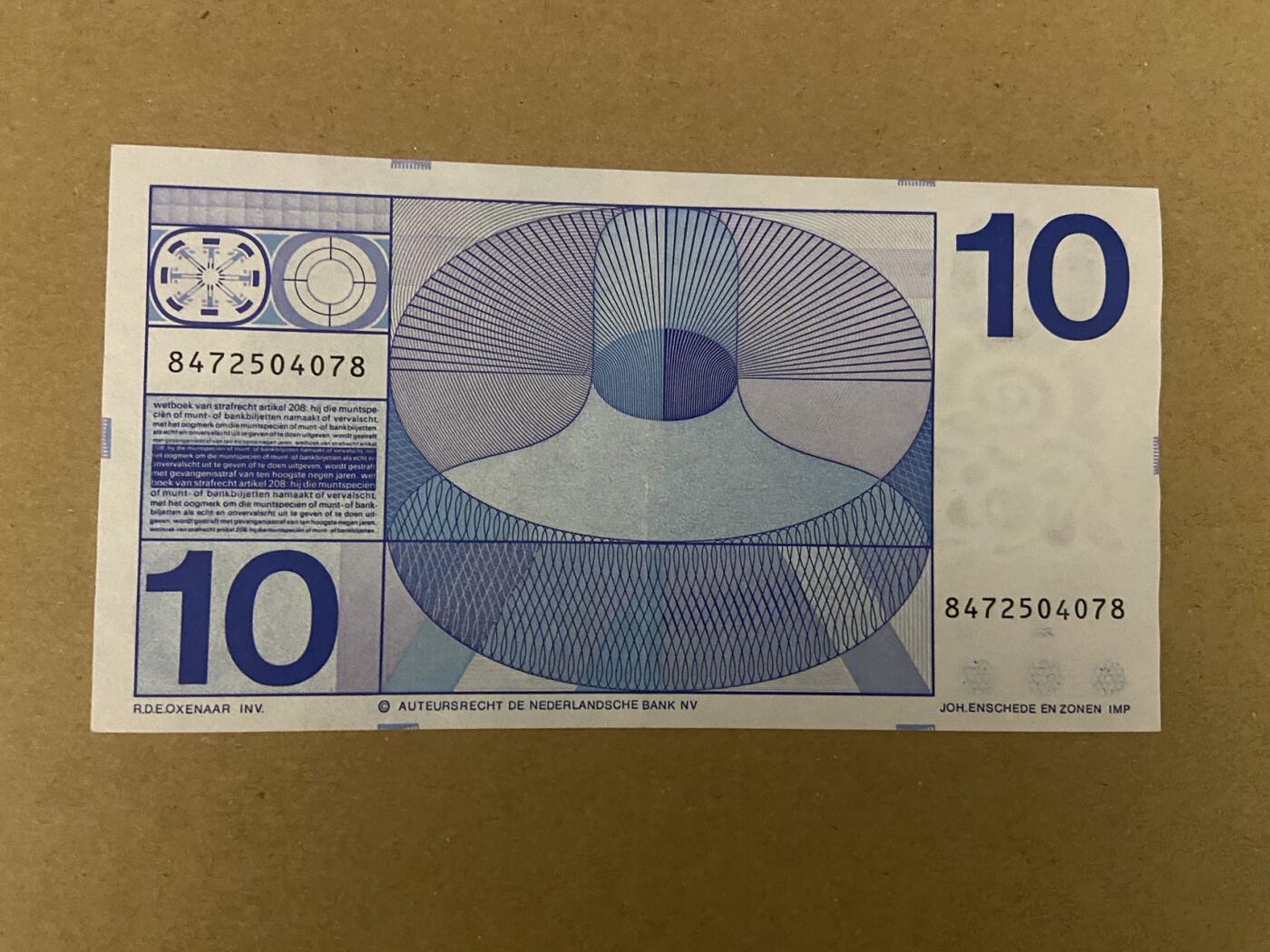 【炜奕收藏】，第二十二期 荷兰10盾，AU品相