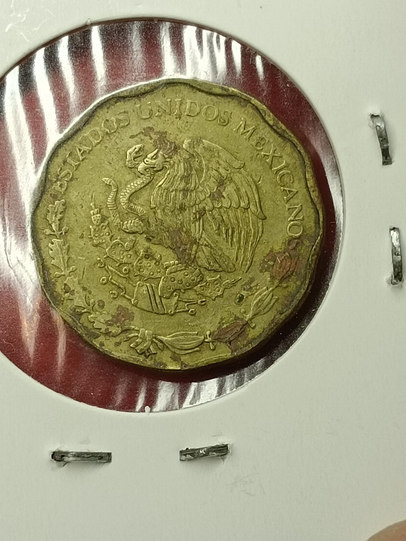 吉祥压岁钱外国硬币第45场 墨西哥硬币1993