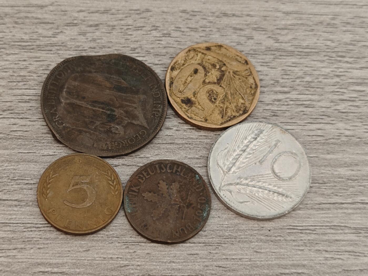 小小杂货铺22期  满五十包邮 可寄存 一元佣金 （银币、散币） 杂币五枚