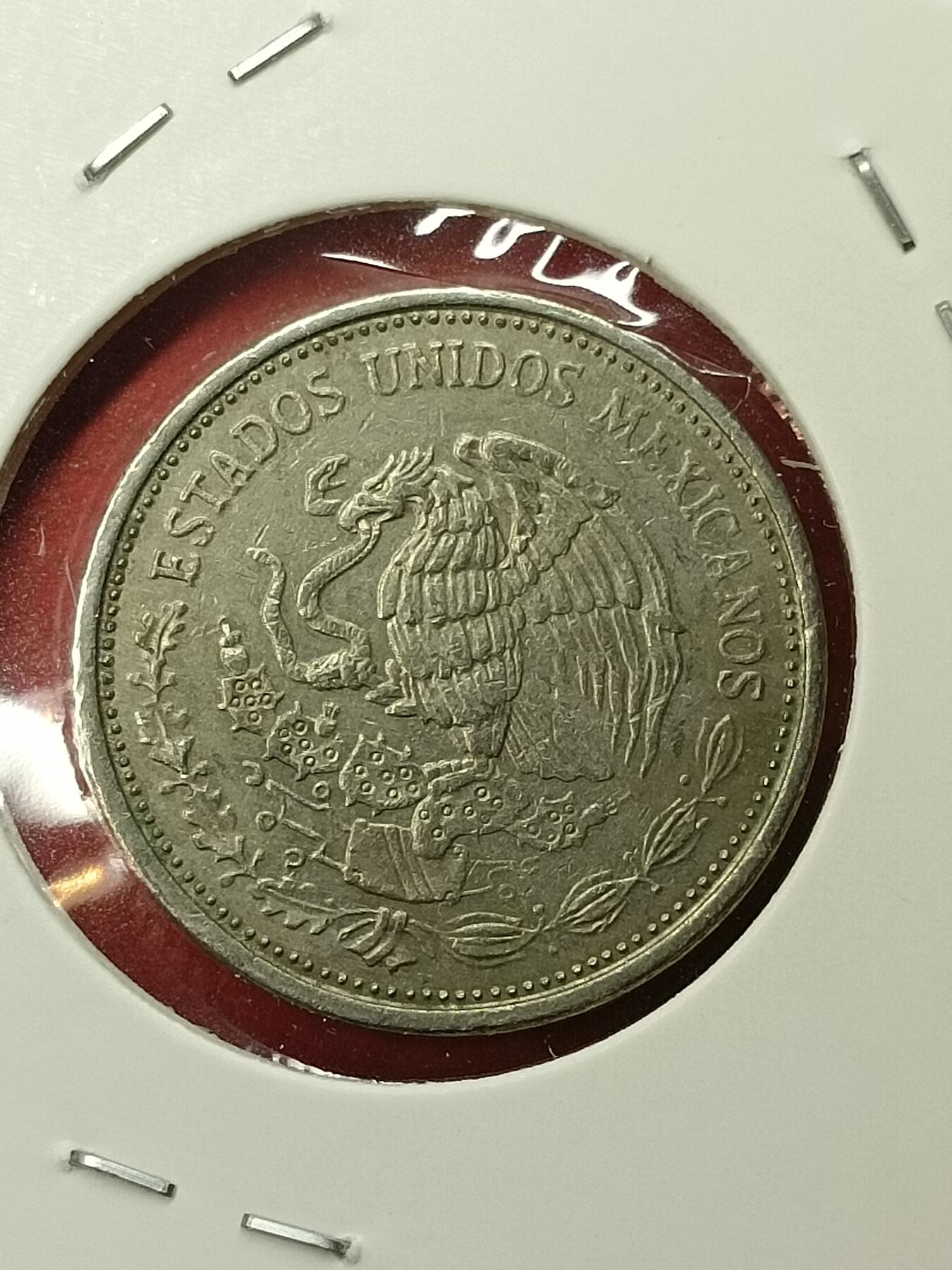 吉祥压岁钱外国硬币第45场 墨西哥硬币1985