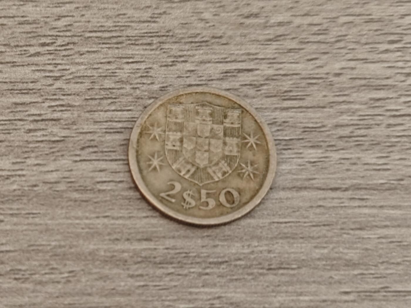 小小杂货铺22期  满五十包邮 可寄存 一元佣金 （银币、散币） 葡萄牙2.5埃库斯多