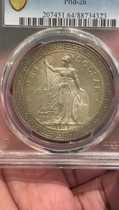 PCGS-MS64 环彩1929B站洋 好状态