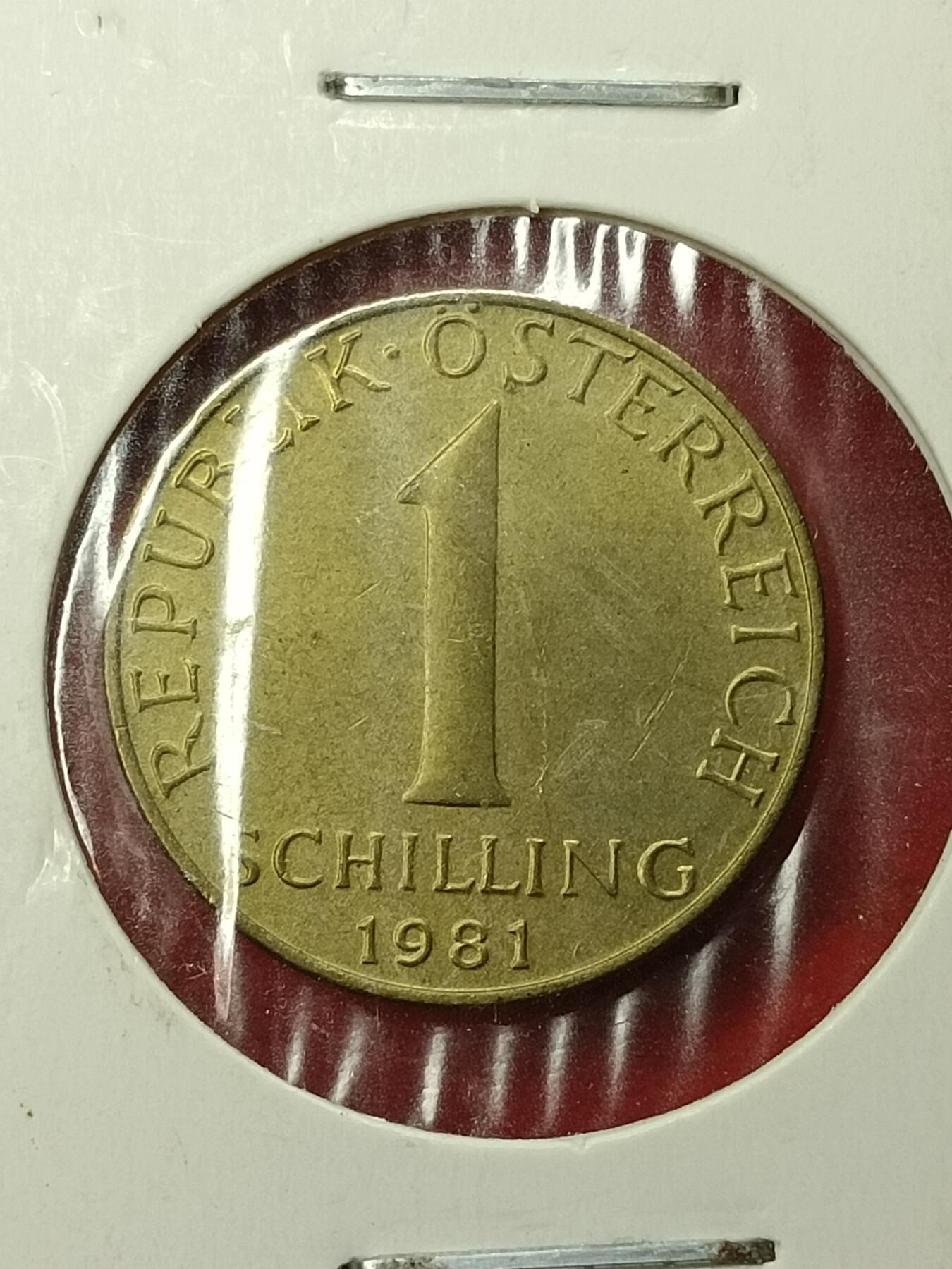 吉祥压岁钱外国硬币第45场 奥地利硬币1981