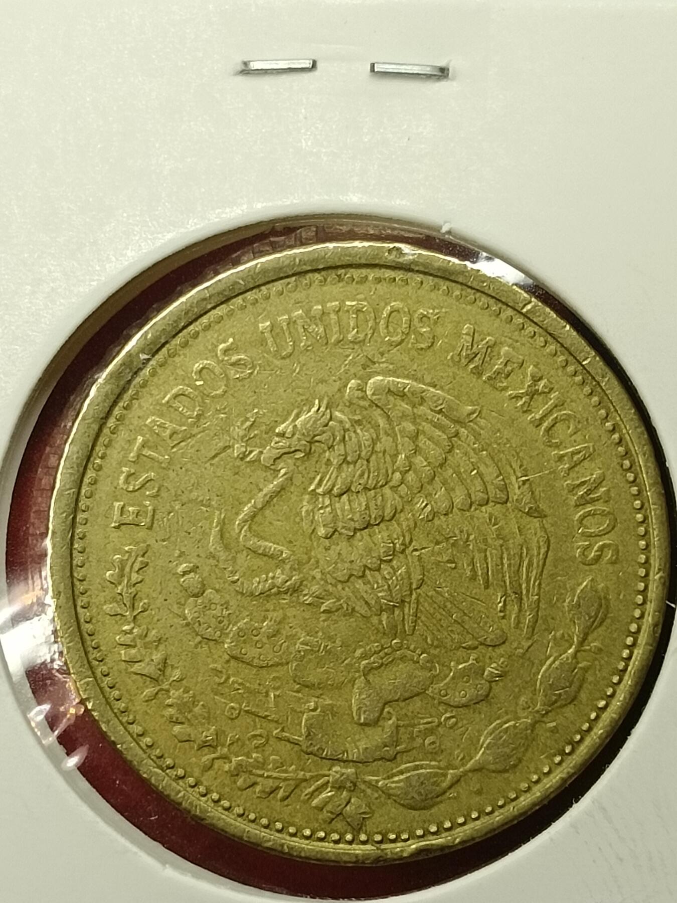吉祥压岁钱外国硬币第45场 墨西哥硬币1987