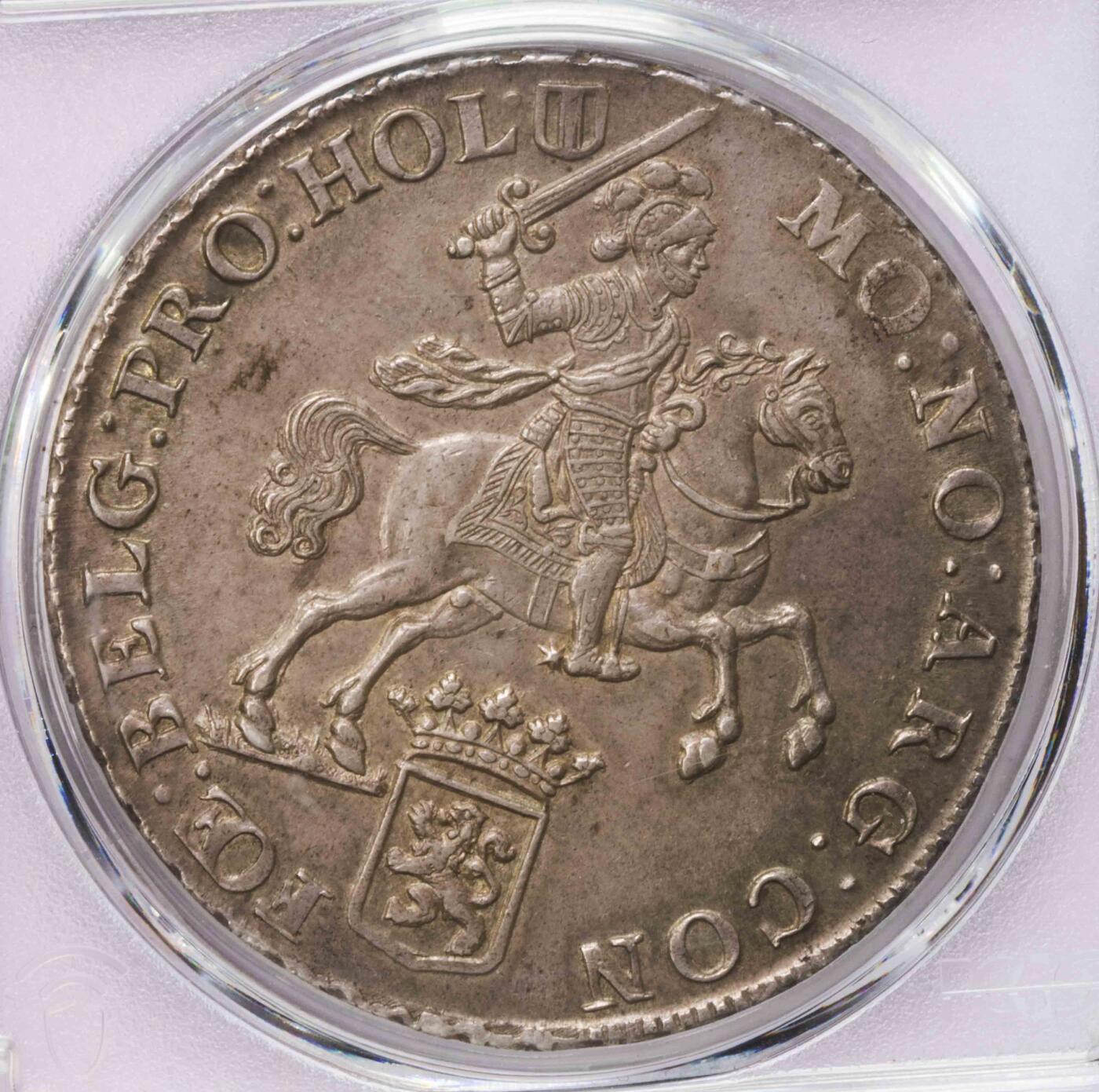 PCGS-MS63 1756荷兰荷兰省花边版大马剑 唯一冠军
