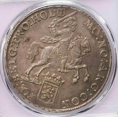 PCGS-MS63 1756荷兰荷兰省花边版大马剑 唯一冠军 - PCGS-MS63 1756荷兰荷兰省花边版大马剑 唯一冠军