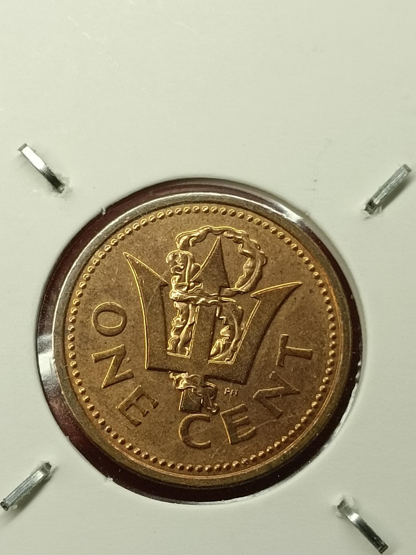 吉祥压岁钱外国硬币第45场 巴巴多斯硬币1993