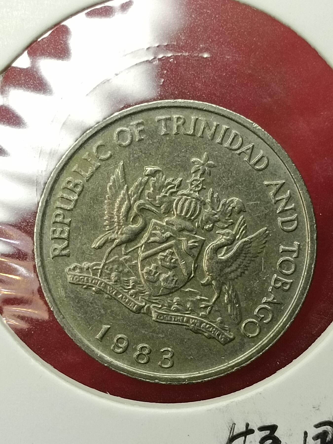 吉祥压岁钱外国硬币第45场 特里硬币1983