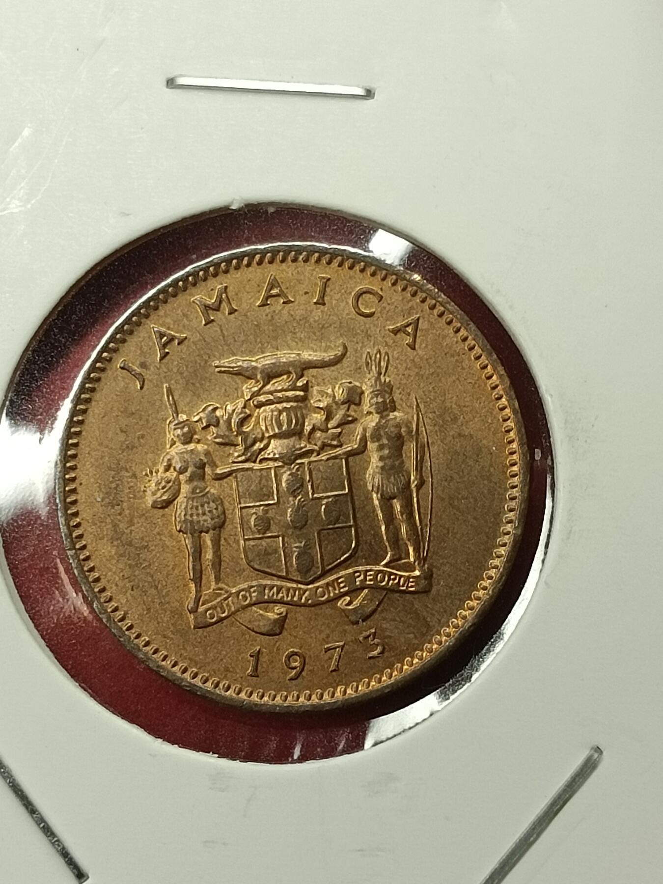 吉祥压岁钱外国硬币第45场 牙买加硬币1973