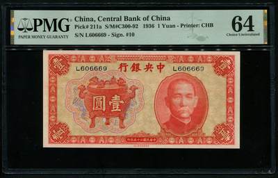中央银行壹圆 圆圆数3 - 中央银行壹圆 圆圆数3