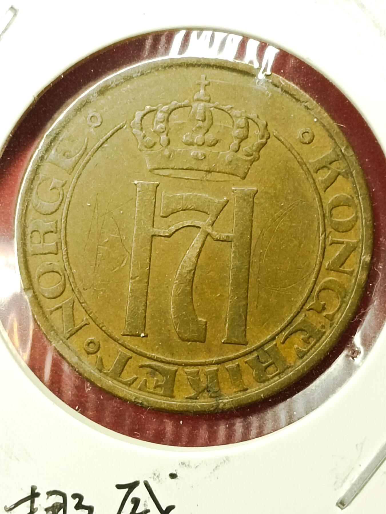 吉祥压岁钱外国硬币第45场 挪威硬币1940