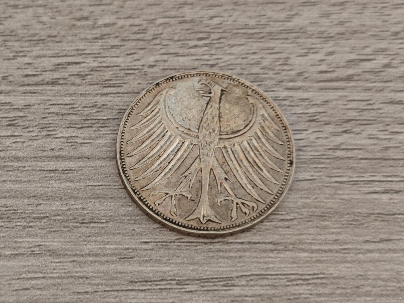 小小杂货铺22期  满五十包邮 可寄存 一元佣金 （银币、散币） 1951年五马克银币