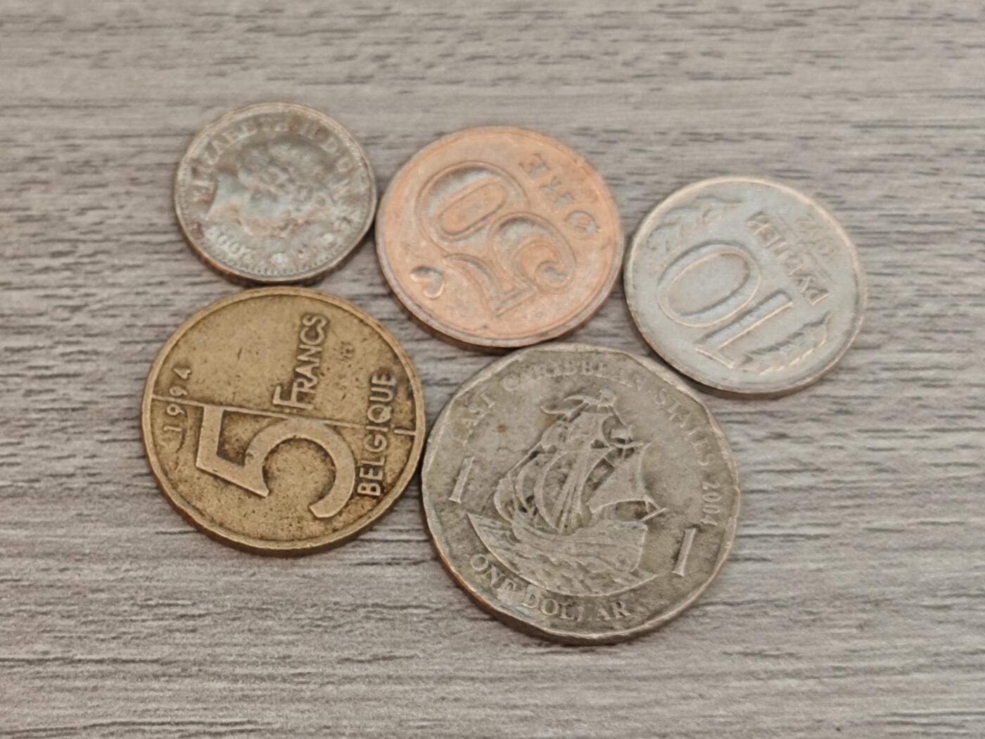 小小杂货铺22期  满五十包邮 可寄存 一元佣金 （银币、散币） 五枚杂币