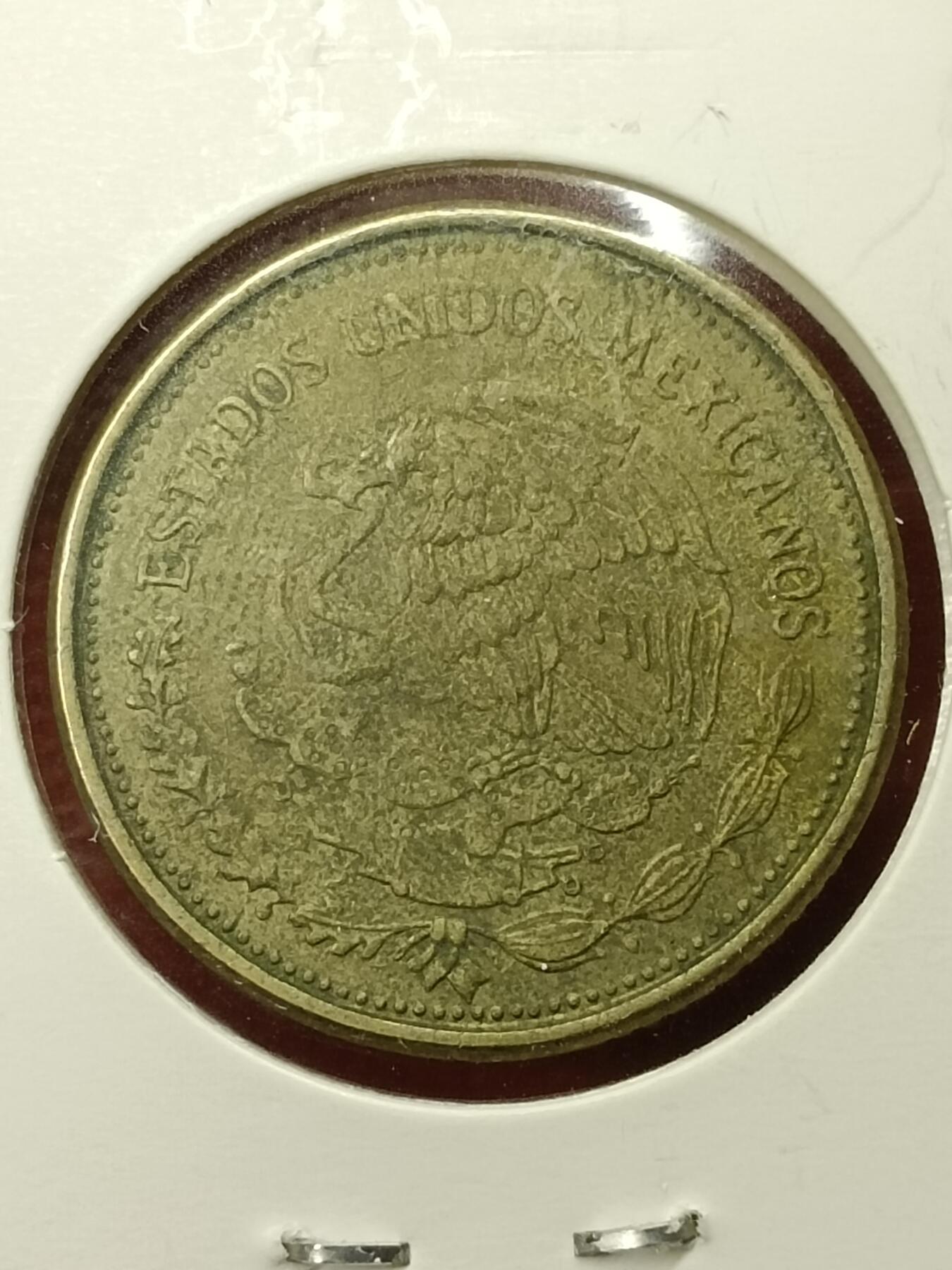 吉祥压岁钱外国硬币第45场 墨西哥硬币1990