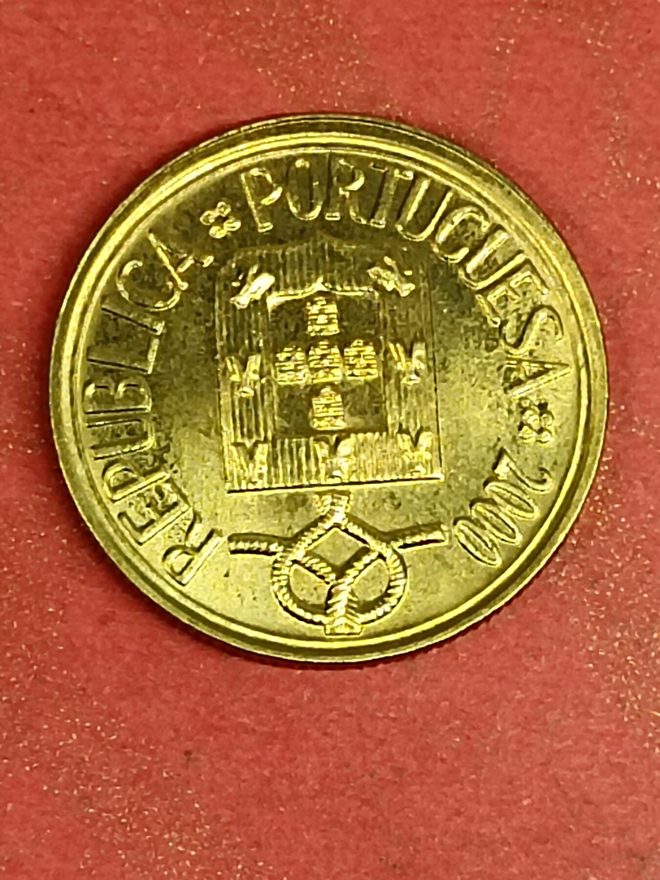 吉祥压岁钱外国硬币第45场 葡萄牙硬币2000