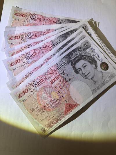英国E序列50英镑纸币 - 英国E序列50英镑纸币