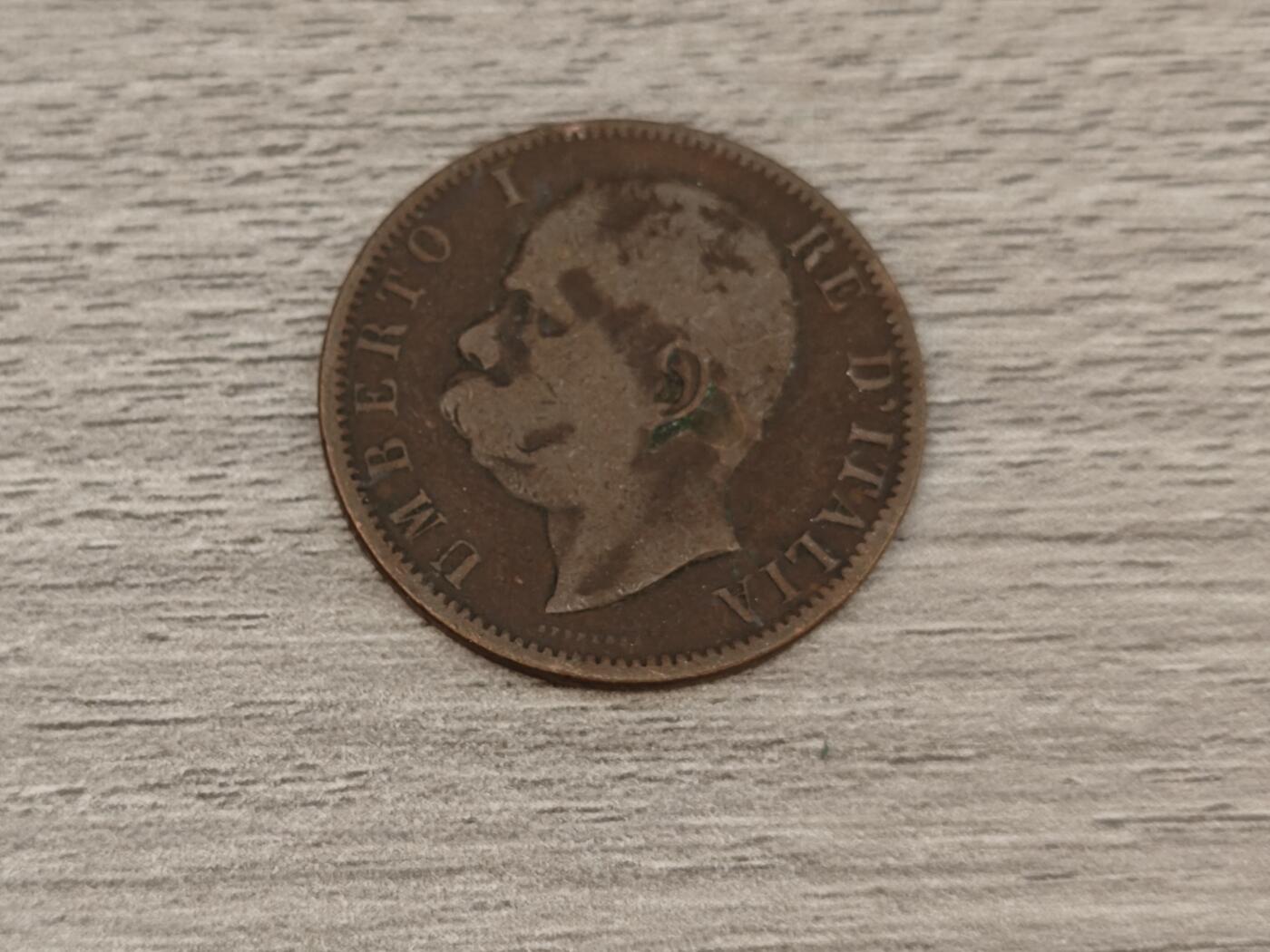 小小杂货铺22期  满五十包邮 可寄存 一元佣金 （银币、散币） 意大利1894十分大铜币