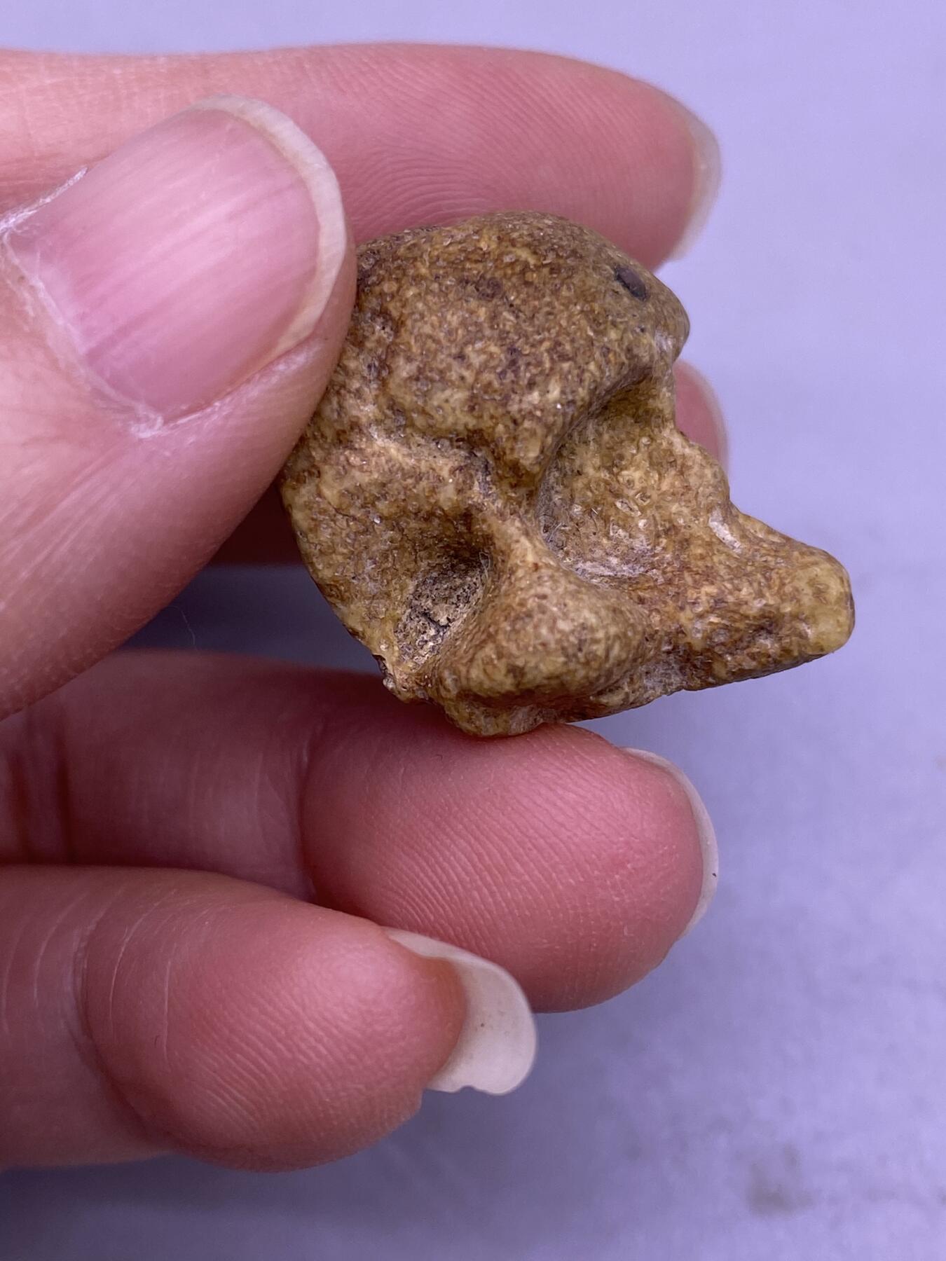 藏传骨雕尸陀林，尺寸2.4*2.3厘米，品相如图，500包快递