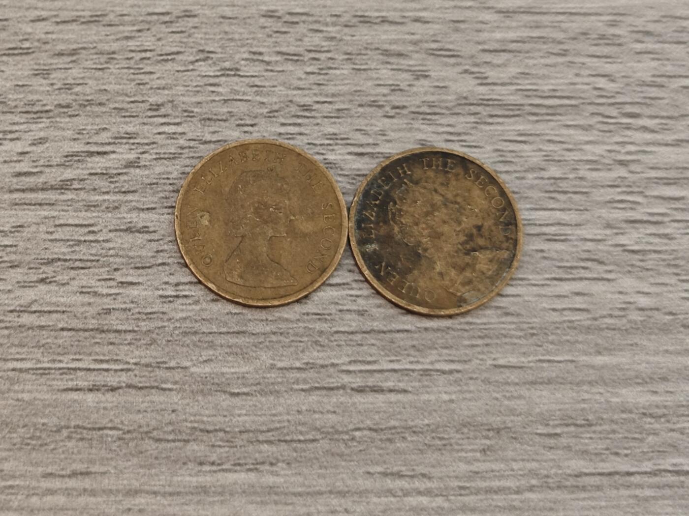 小小杂货铺22期  满五十包邮 可寄存 一元佣金 （银币、散币） 香港十分第二对