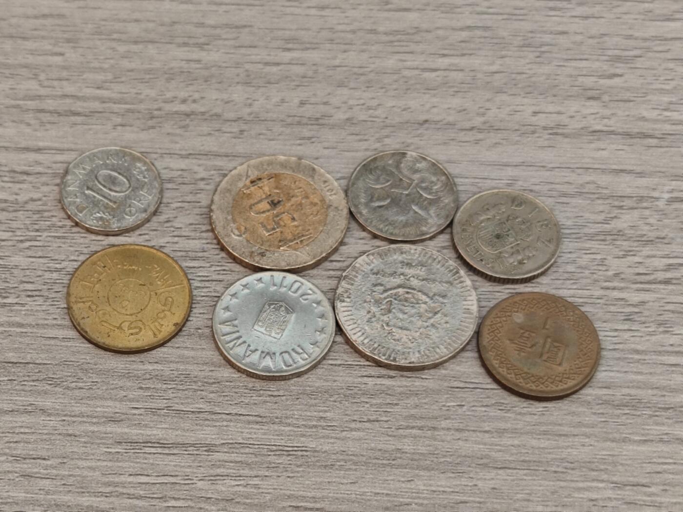 小小杂货铺22期  满五十包邮 可寄存 一元佣金 （银币、散币） 杂币八枚第九组