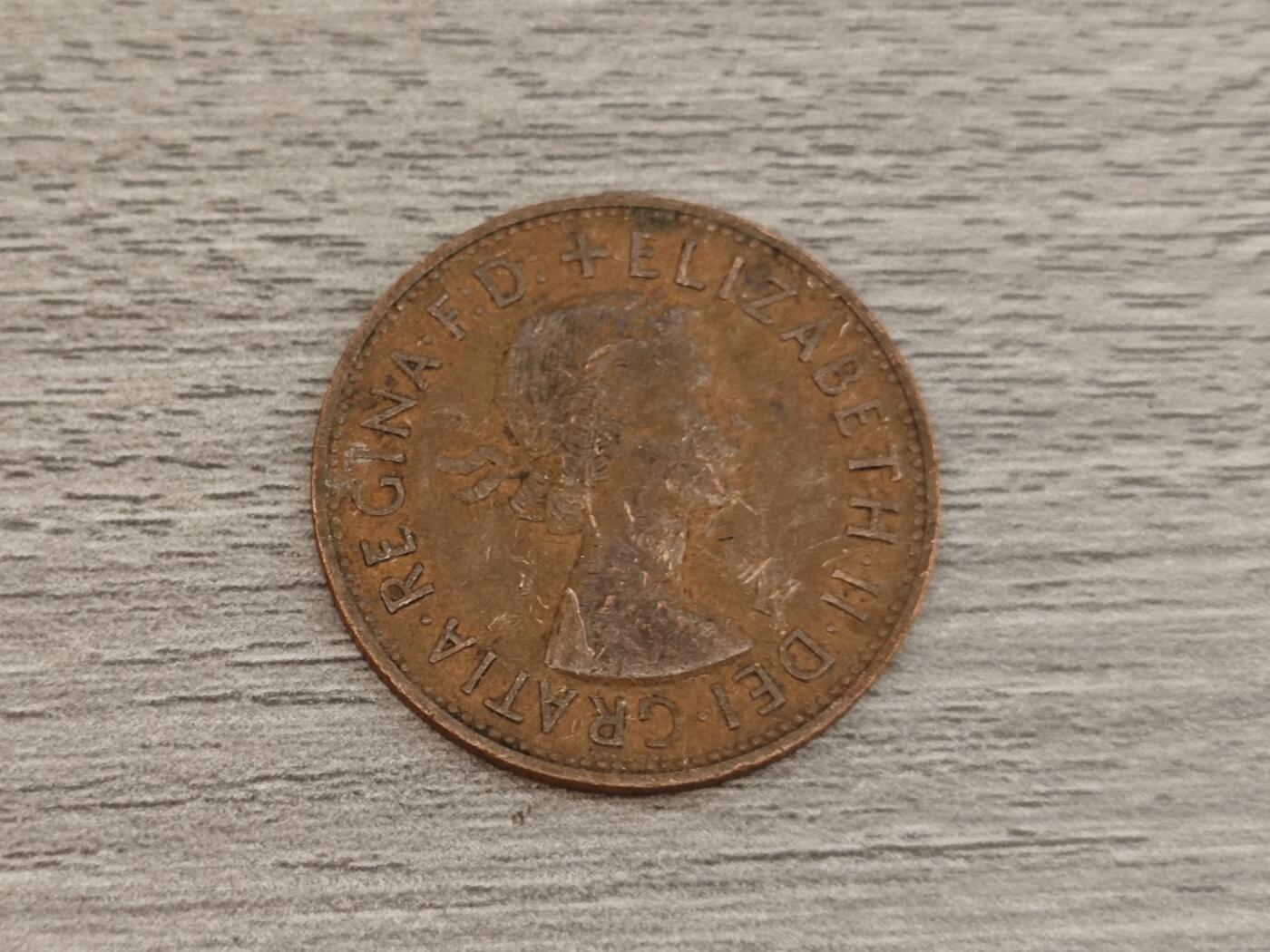 小小杂货铺22期  满五十包邮 可寄存 一元佣金 （银币、散币） 1965年一便士