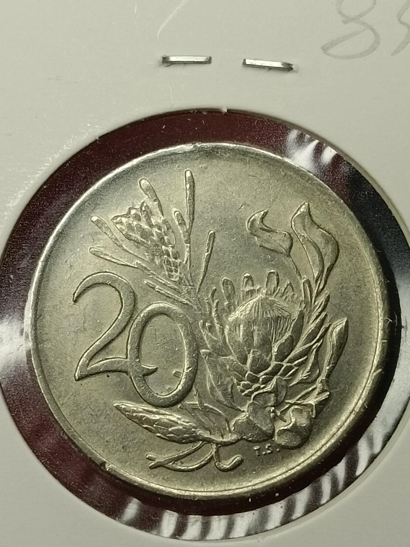 吉祥压岁钱外国硬币第45场 南非硬币1977