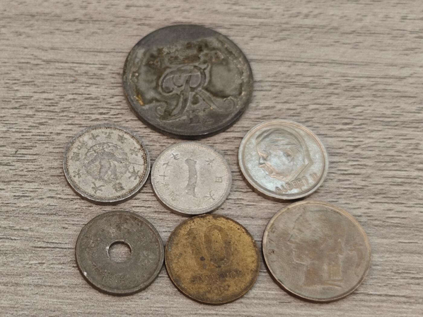 小小杂货铺22期  满五十包邮 可寄存 一元佣金 （银币、散币） 杂币七枚