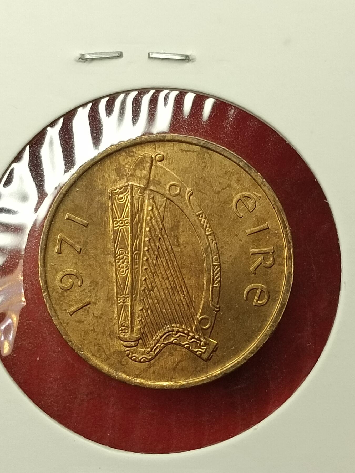 吉祥压岁钱外国硬币第45场 爱尔兰硬币1971