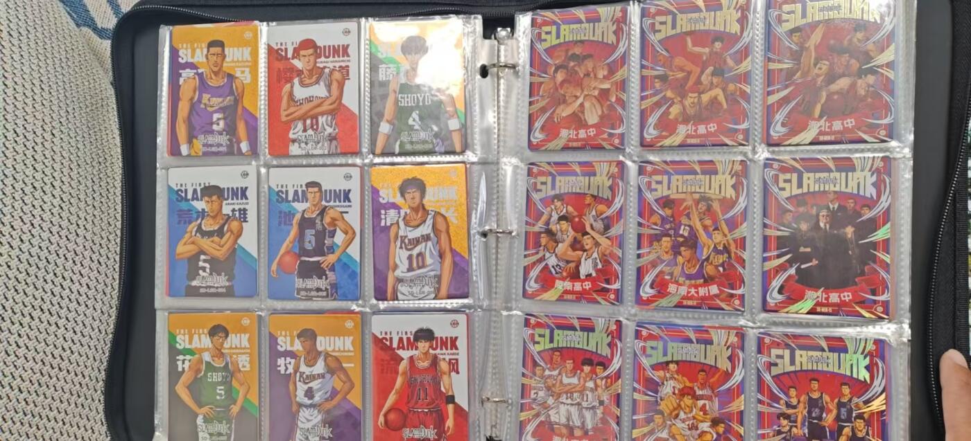 灌篮高手大全套附送卡牌公司专属卡册