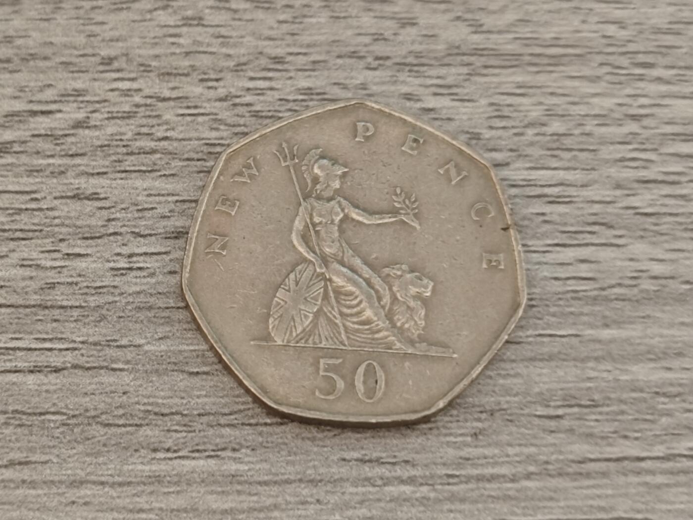 小小杂货铺22期  满五十包邮 可寄存 一元佣金 （银币、散币） 英国50便士