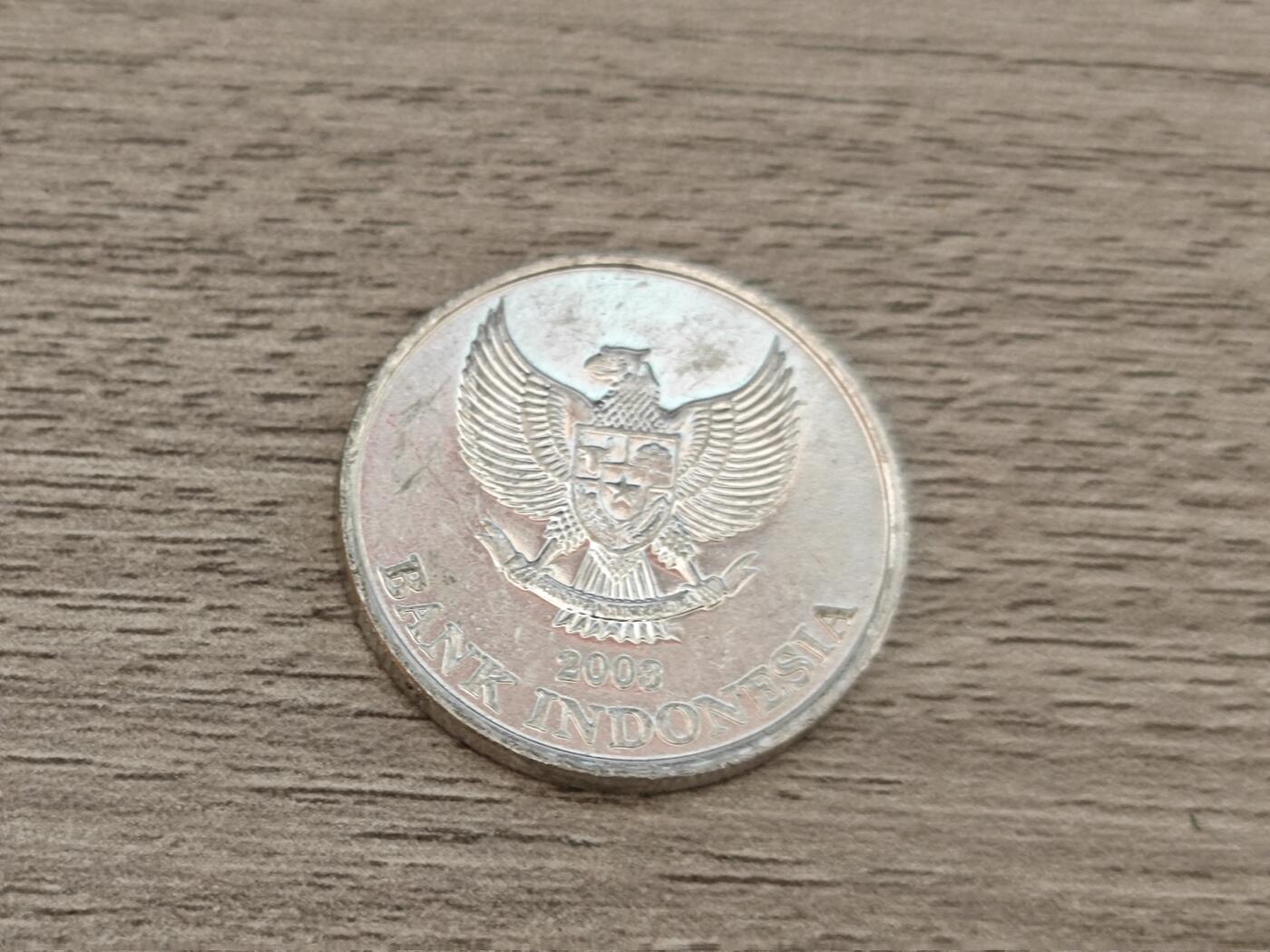 小小杂货铺22期  满五十包邮 可寄存 一元佣金 （银币、散币） 印度尼西亚500卢比