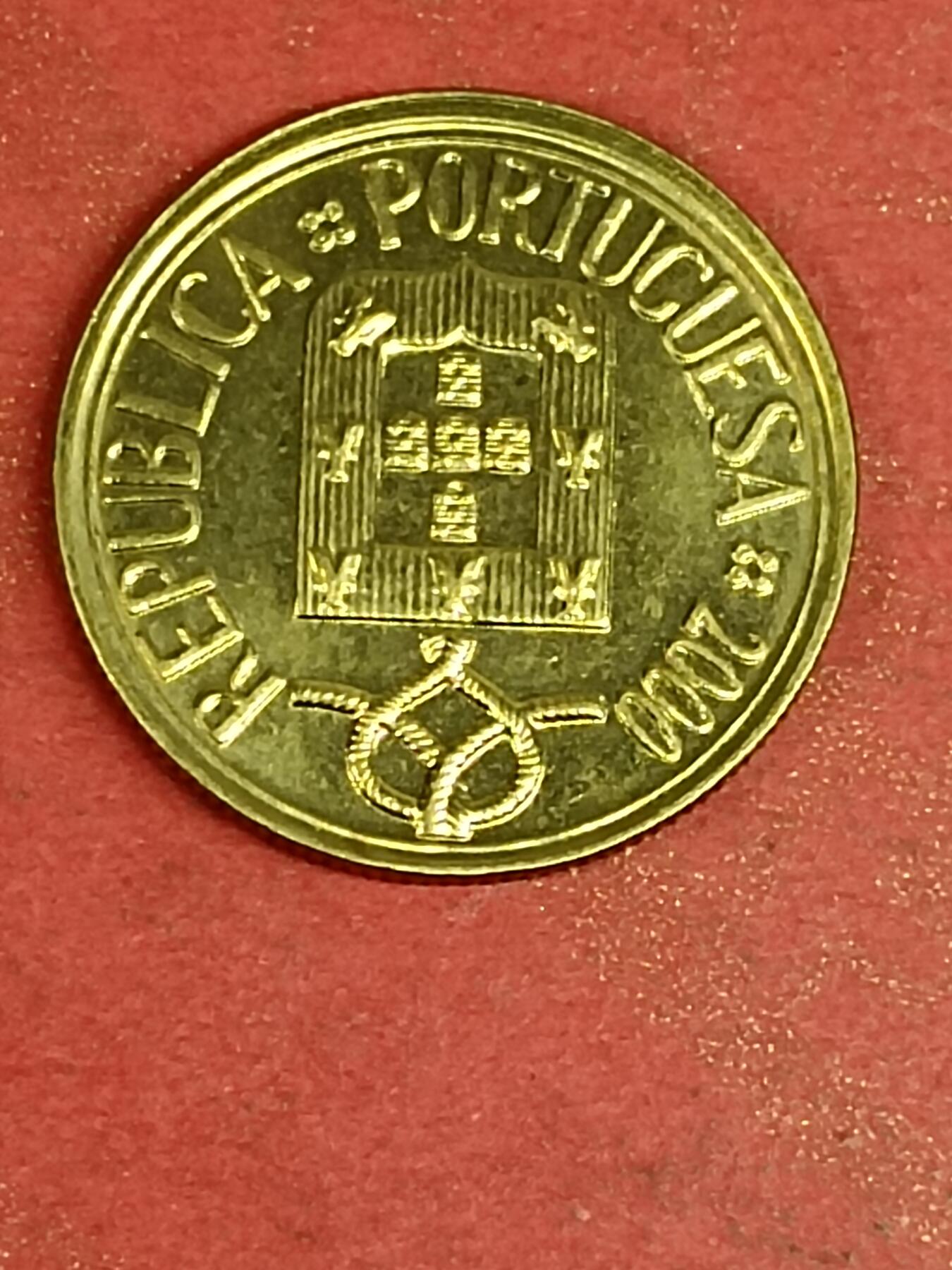 吉祥压岁钱外国硬币第45场 葡萄牙硬币2000