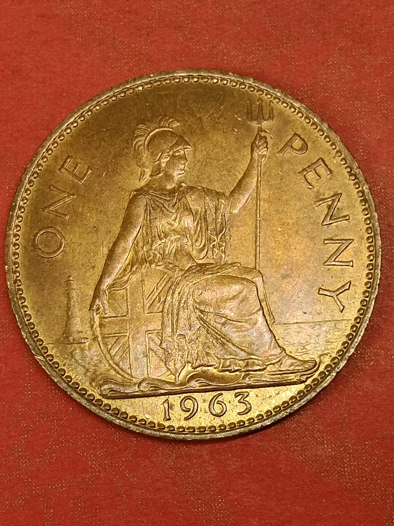 吉祥压岁钱外国硬币第46场 英国硬币1963