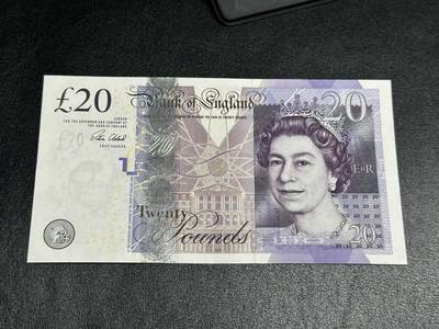《外钞收藏家》第四百六十二期 - 英国F序列20镑 全新 绝品 靓号尾8